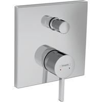 Hansgrohe Finoris afdekset badkraan beluchter met hendel chroom 76416000