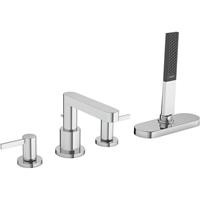 Hansgrohe Finoris afdekset 4-gats badkraan met s-box chroom 76444000