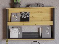 Mobistoxx Wandplank SPLIT DELUXE zwart/artisan eik