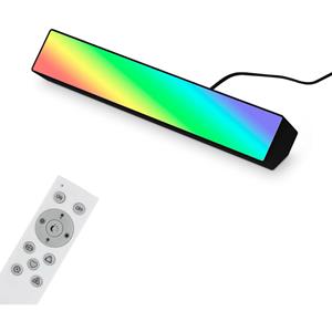 Briloner LED wallwasher Muro S, CCT, RGB, dimbaar, zwart