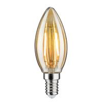 Paulmann LED kaarslamp E14 4,7W 2.500K goud, dimbaar