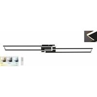 Briloner LED Deckenleuchte, dimmbar, CCT Steuerung, 40 W, Schwarz - 