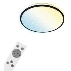Briloner Sternenhimmel CCT LED Deckenleuchte, 24 W, 2500 lm, Schwarz, 