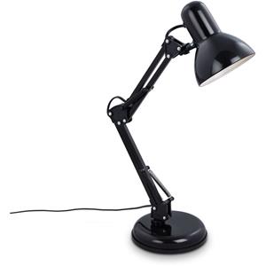 Briloner Bureaulamp Pixa, justeerbaar, E14, zwart