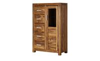 Vitrine ¦ holzfarben ¦ Maße (cm): B: 97 H: 150 T: 45  - Möbel Kraft