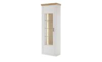 maison bleue Vitrine  Zara ¦ weiß ¦ Maße (cm): B: 71 H: 205 T: 40  - Möbel Kraft