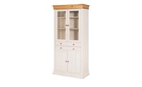 Vitrine ¦ weiß ¦ Maße (cm): B: 94 H: 195 T: 45  - Möbel Kraft