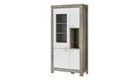 Primo Vitrine  Porto ¦ weiß ¦ Maße (cm): B: 100 H: 200 T: 42  - Möbel Kraft