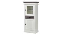maison bleue Vitrine  Cabana ¦ weiß ¦ Maße (cm): B: 66,3 H: 150 T: 39,7  - Möbel Kraft