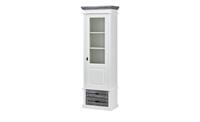 maison bleue Vitrine  Cabana ¦ weiß ¦ Maße (cm): B: 66,3 H: 200 T: 39,7  - Möbel Kraft