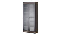 Roomers Vitrine ¦ schwarz ¦ Maße (cm): B: 88 H: 200 T: 36  - Möbel Kraft