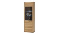 Woodford Vitrine  Dio ¦ holzfarben ¦ Maße (cm): B: 69 H: 209 T: 38  - Möbel Kraft