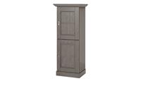 maison bleue Vitrine  Florian ¦ grau ¦ Maße (cm): B: 65,7 H: 163,5 T: 48  - Möbel Kraft