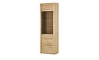Woodford Vitrine  Dio ¦ holzfarben ¦ Maße (cm): B: 69 H: 209 T: 38  - Möbel Kraft