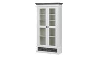 maison bleue Vitrinenschrank  Cabana ¦ weiß ¦ Maße (cm): B: 102,8 H: 200 T: 39,7  - Möbel Kraft