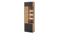 Vitrine ¦ holzfarben ¦ Maße (cm): B: 65 H: 207 T: 37  - Möbel Kraft