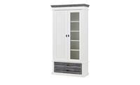 maison bleue Vitrine  Cabana ¦ weiß ¦ Maße (cm): B: 102,8 H: 200 T: 39,7  - Möbel Kraft