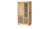 Vitrine ¦ Maße (cm): B: 100 H: 190 T: 45  - Möbel Kraft