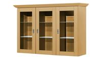 maison bleue Vitrinenaufsatz für Sideboard  Florian ¦ holzfarben ¦ Maße (cm): B: 171,3 H: 112 T: 48  - Möbel Kraft