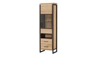 Gray & Jones Vitrine  Baltic Breeze One ¦ holzfarben ¦ Maße (cm): B: 60 H: 200 T: 41  - Möbel Kraft