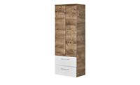 smart Midischrank, 2-türig  Onda ¦ holzfarben ¦ Maße (cm): B: 50 H: 136,1 T: 33  - Möbel Kraft