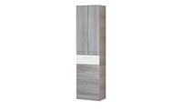 smart Hochschrank  Onda ¦ grau ¦ Maße (cm): B: 50 H: 185,5 T: 33  - Möbel Kraft