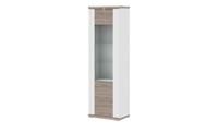 Primo Vitrine   Titan ¦ weiß ¦ Maße (cm): B: 66 H: 207 T: 42  - Möbel Kraft