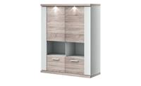 Primo Hängevitrine   Titan ¦ holzfarben ¦ Maße (cm): B: 106 H: 130 T: 42  - Möbel Kraft