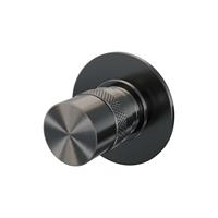 Gunmetal Edition inbouw stopkraan geborsteld gunmetal