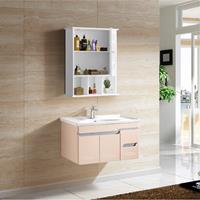 Wandkast Spiegelkast Badkamerkast Wandkast met Verstelbare Plank & 3 Open Vakken 50 x 16 x 61 cm Wit