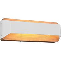 BES LED Led Wandlamp - Trion Arbon Up And Down - 13w - Warm Wit 3000k - Rechthoek at Wit - Aluminium