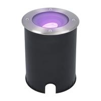 HOFTRONIC™ Lilly Smart LED Grondspot - Kantelbaar - Overrijdbaar - Rond - RVS - RGBWW - 5.5 Watt - IP67 waterdicht - 3 jaar garantie