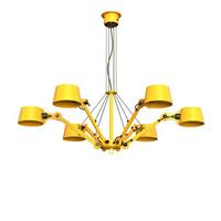 Tonone Bolt Chandeliers 6 arm Kroonluchter - Geel