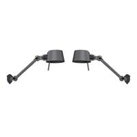 Tonone Bolt Bed Sidefit met stekker Wandlamp Set van 2 - Donkergrijs