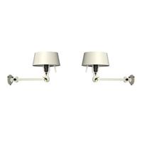 Tonone Bolt Bed Underfit met stekker Wandlamp Set van 2 - Lichtgrijs