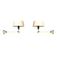Tonone Bolt Bed Underfit Install Wandlamp Set van 2 - Crème Wit