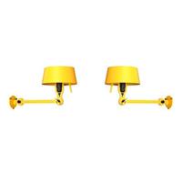 Tonone Bolt Bed Underfit Install Wandlamp Set van 2 - Geel