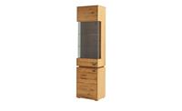 Woodford Vitrine  Moris ¦ holzfarben ¦ Maße (cm): B: 53 H: 202 T: 38  - Möbel Kraft