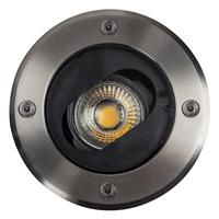 Nostalux Richtbare Grondspot LED Ø12 Rond RVS incl. GU10