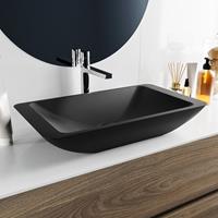 Mondiaz Topi waskom 59.5x34.5x10cm rechthoek opbouw Solid Surface Urban/Urban M80180UrbanUrban
