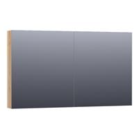 Saniclass Plain Spiegelkast 119x70x15cm Vintage Oak SK-PL120VO