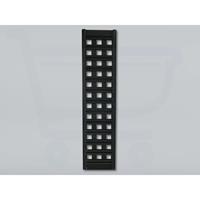 Sanicare Square designradiator 180x40cm zwart mat HRDSQUARE401800A