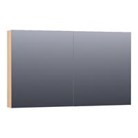 Saniclass Plain Spiegelkast 119x70x15cm Smoked Oak SK-PL120SO
