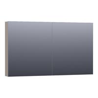 Saniclass Plain Spiegelkast 119x70x15cm Mat Taupe SK-PL120MT