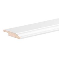 Leen Bakker MDF plint - wit frans - 240x1,4x7,5 cm
