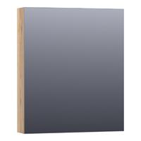 Saniclass Plain Spiegelkast 59x70x15cm Vintage Oak Rechtsdraaiend SK-PL60RVO