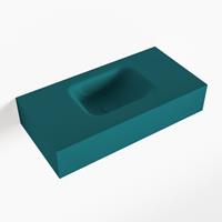 Mondiaz LEX Opbouwwastafel 60x30x12cm 0 kraangaten wasbak midden Solid Surface mat F52107Smag