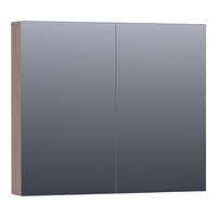 Saniclass Plain Spiegelkast 80x70x15cm Legno Viola SK-PL80LV