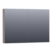 Saniclass Plain Spiegelkast 99x70x15cm Legno Viola SK-PL100LV