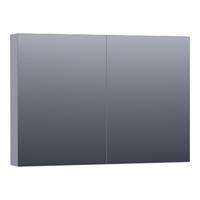 Saniclass Plain Spiegelkast 99x70x15cm Mat Grijs SK-PL100MG
